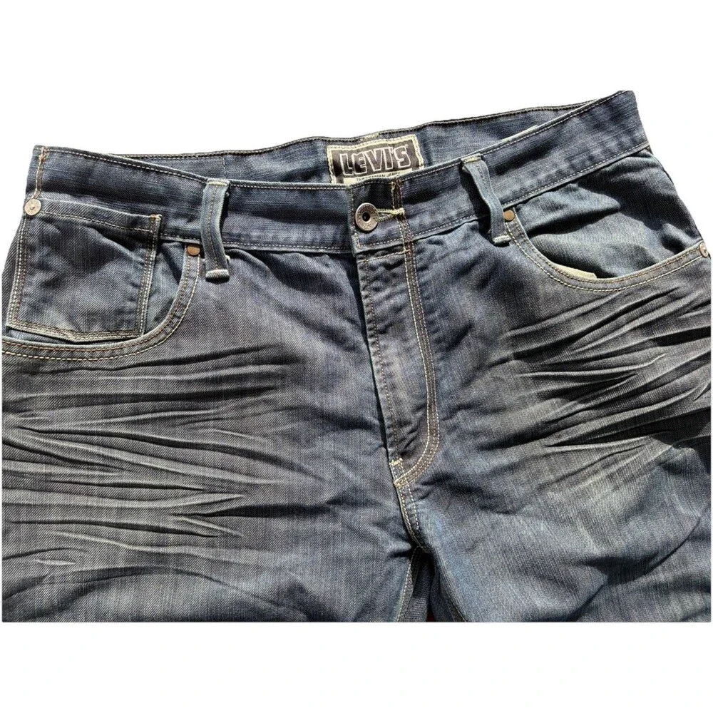Levi’s 514 Jeans Mens 36x32 Dark Wash Slim Straight Denim Pants Classic Fit